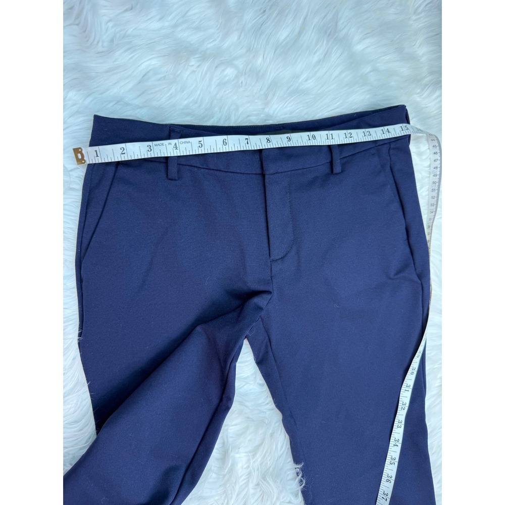 Liverpool Los Angeles Kelsey Trouser Cadet Blue Knit Pants Navy 4/27 Workwear - Picture 5 of 11